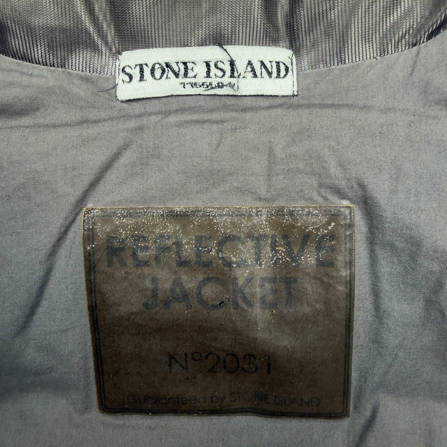 A/W 07 Stone Island Mesh Reflective Light Down Special Process Jacket