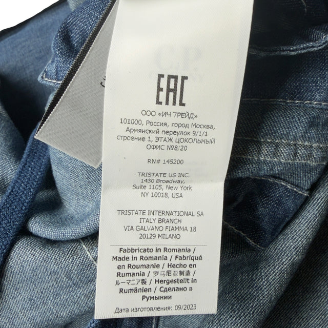 C.P. Company BLU Denim Goggle Jacket