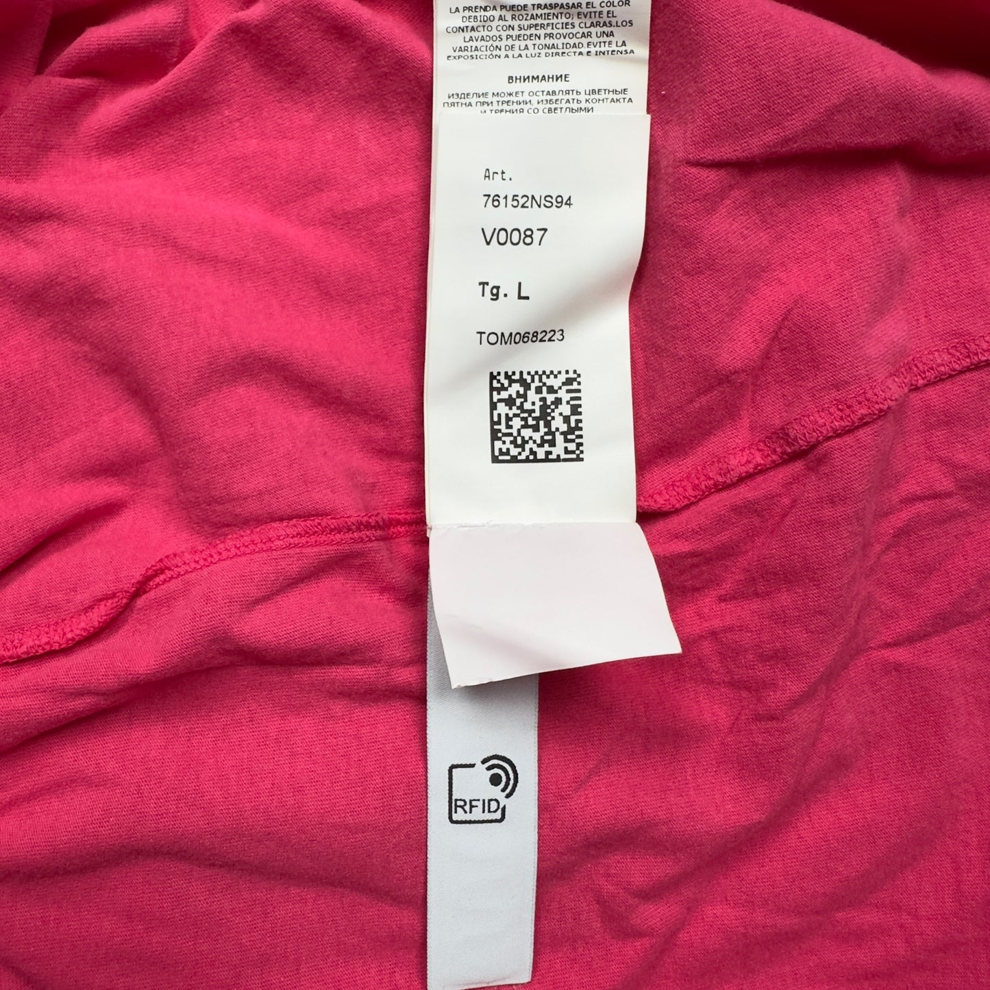 S/S 22 Stone Island Tricromia Three Print T-Shirt - Pink