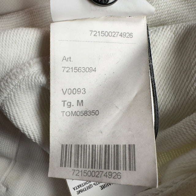 S/S 20 Stone Island "Drone Three" Printed Sweater - White