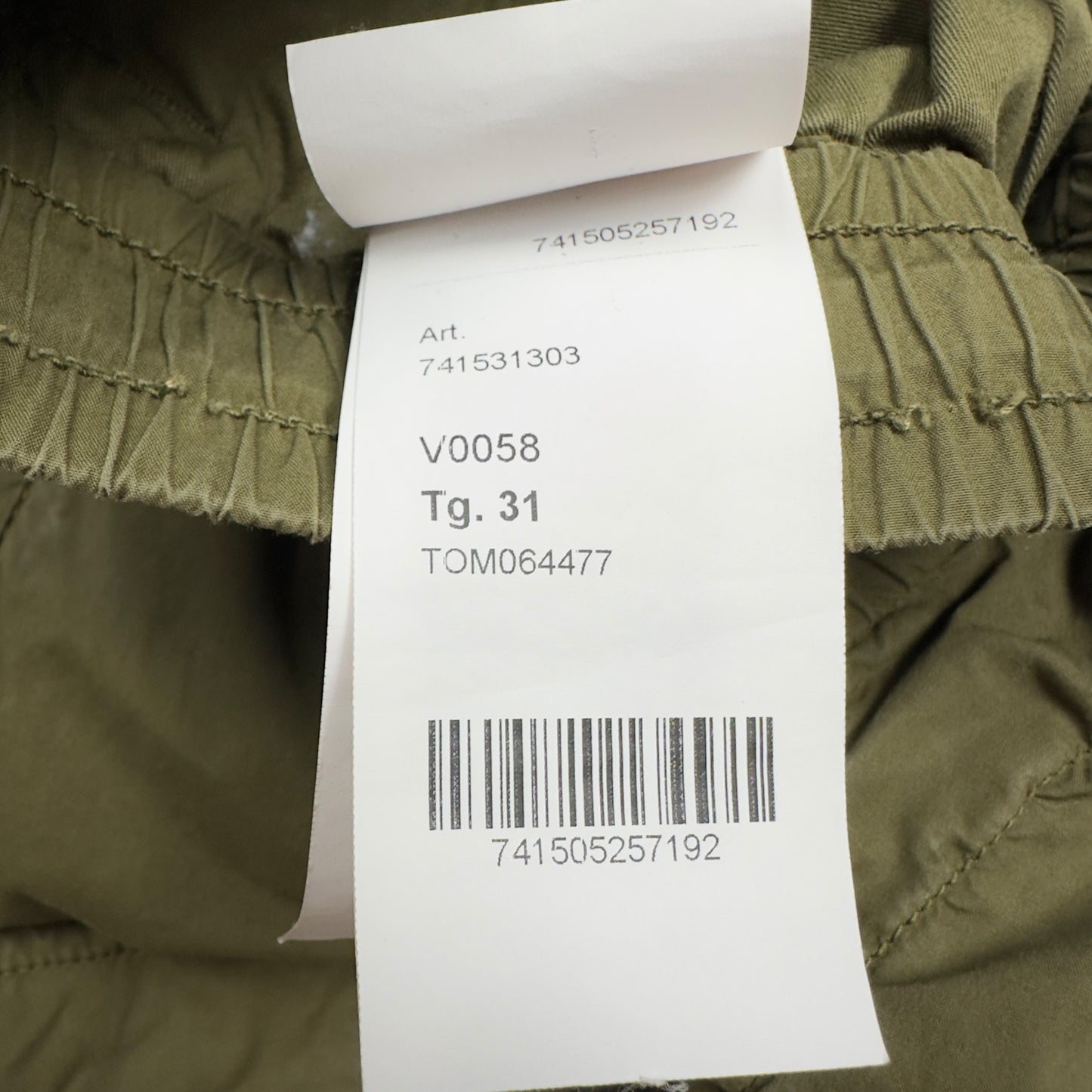 S/S 21 Stone Island Stretch Cotton Cargo Trousers 31 RE-T