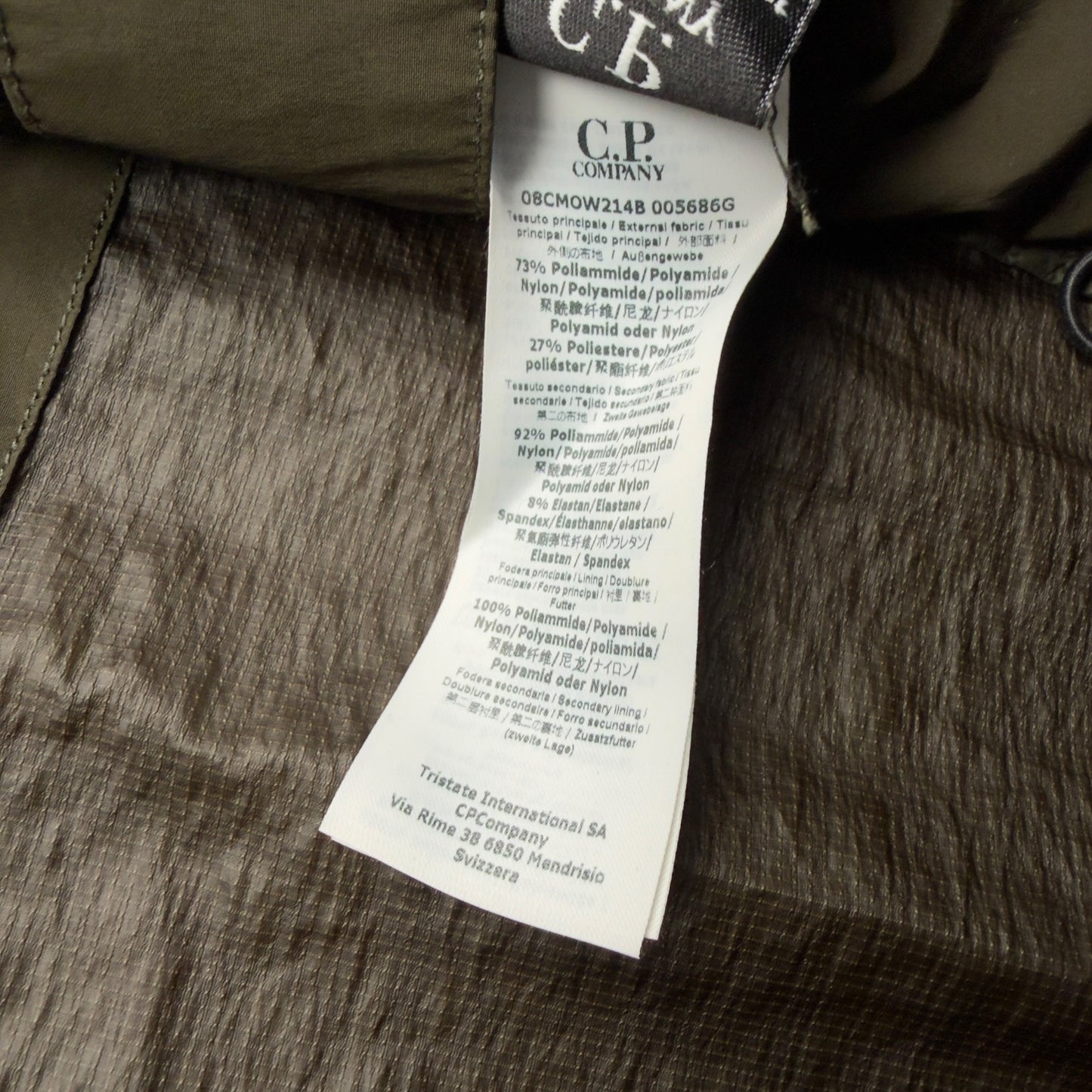 C.P. Company PRISM La Mille Goggle Jacket - Blue