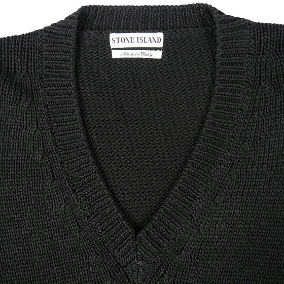 S/S 95 Stone Island V-Neck Knitted Sweater
