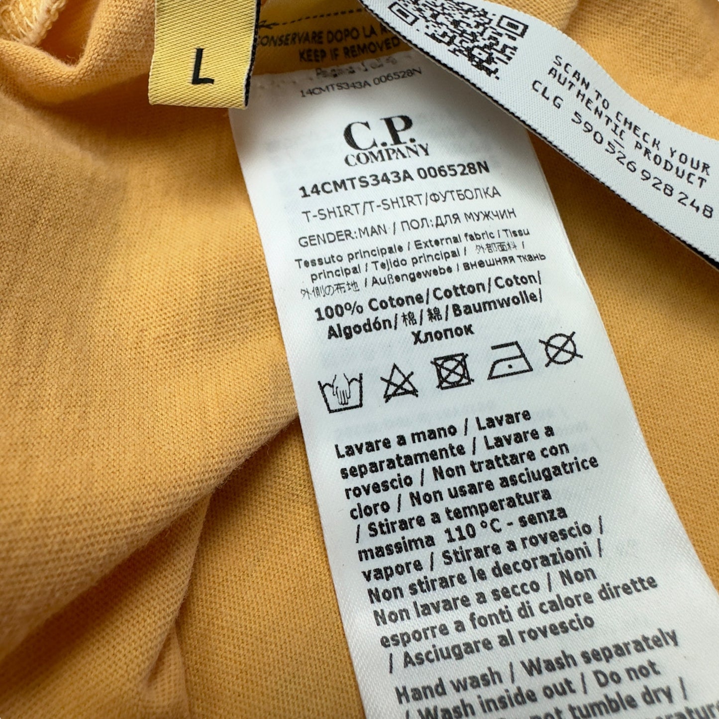 C.P. Company SEED 2 T-Shirt - Orange