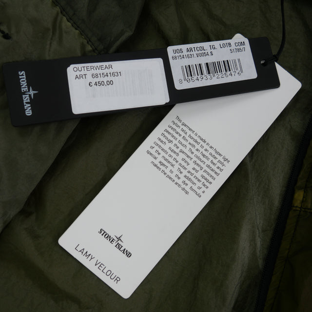 S/S 18 Stone Island Lamy Velour Packable Jacket