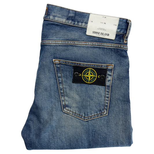 A/W 15 Stone Island Light Wash Jeans 34/33 SL