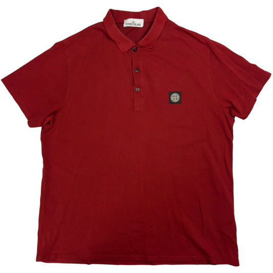 S/S 17 Stone Island Polo Shirt - Red