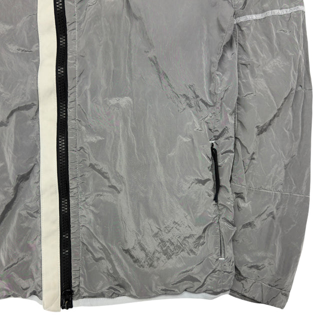 A/W 18 Stone Island Lined Nylon Metal Overshirt - Silver