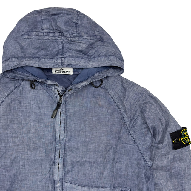 S/S 14 Stone Island Lino Watro Tela Jacket - Blue