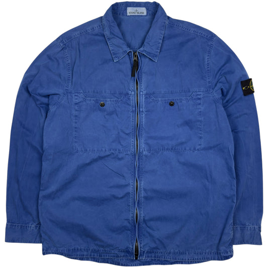S/S 16 Stone Island Cotton Overshirt - Blue
