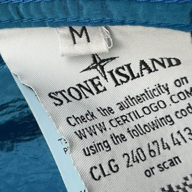 S/S 18 Stone Island Nylon Metal Overshirt - Blue