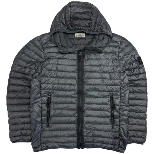 A/W 23 Stone Island Loom Woven Chambers R-Nylon Down TC Puffer Jacket - Grey