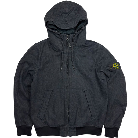 A/W 14 Stone Island Melange Wool Poly Jacket