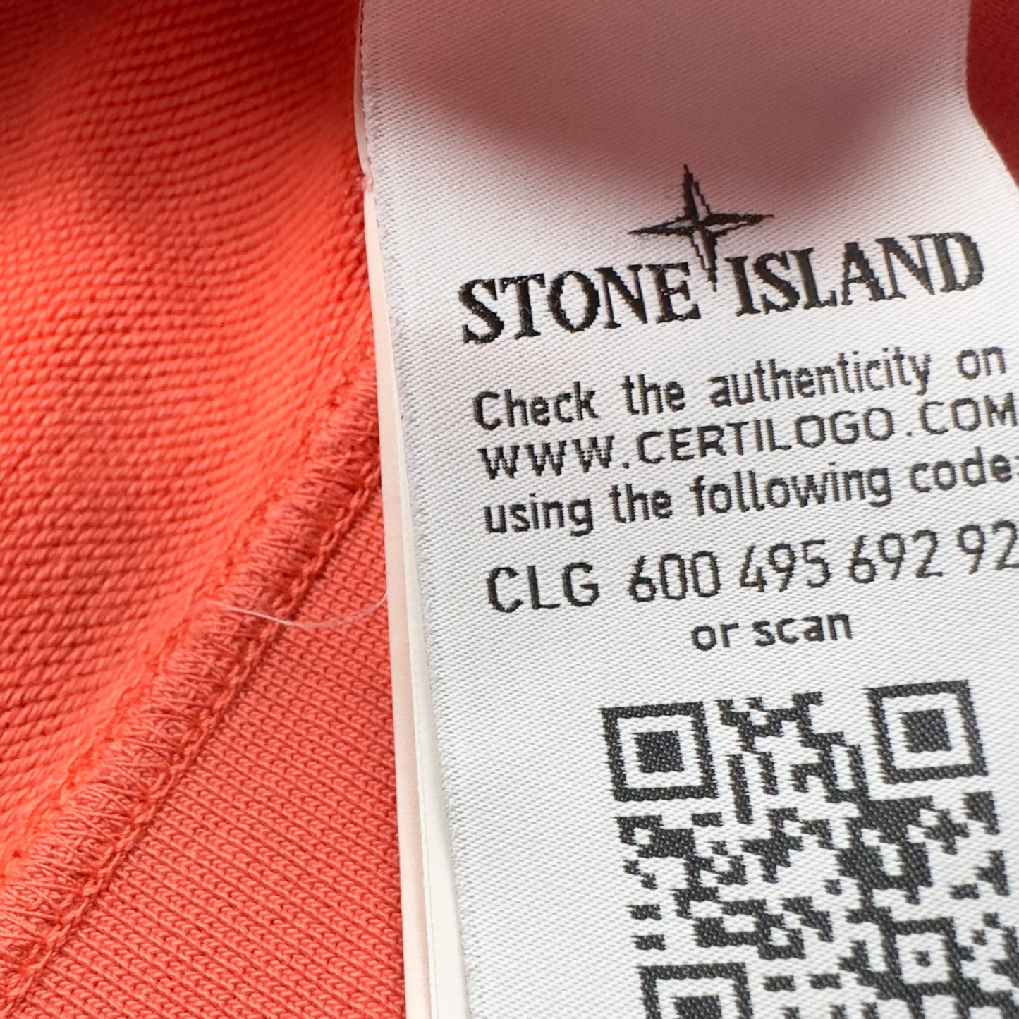 S/S 20 Stone Island Crewneck Sweater - Coral