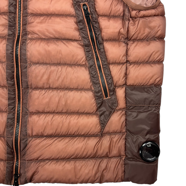 C.P. Company D.D. Shell Down Lens Gilet - Brown