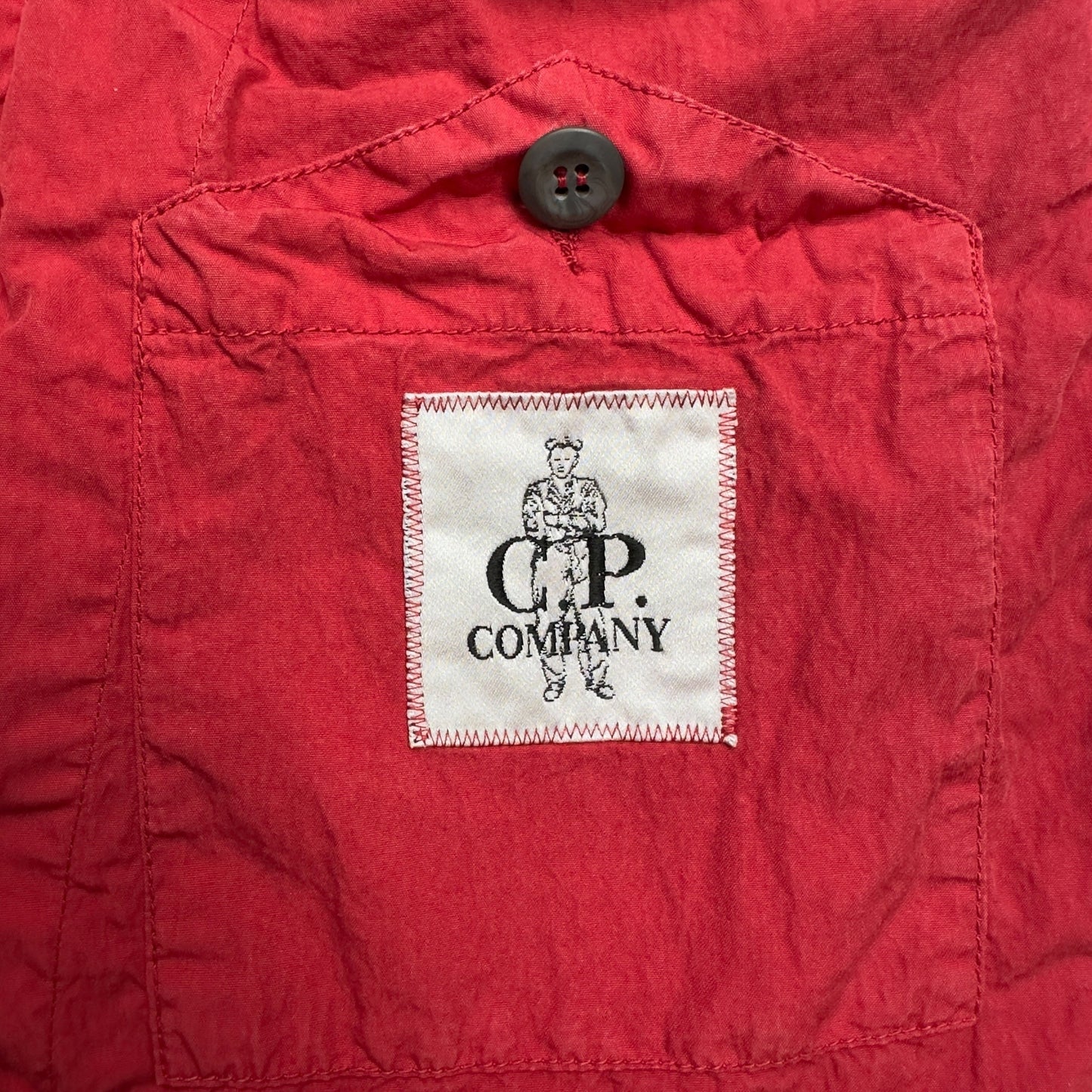 C.P. Company Big Lens Cotton Windbreaker - Red