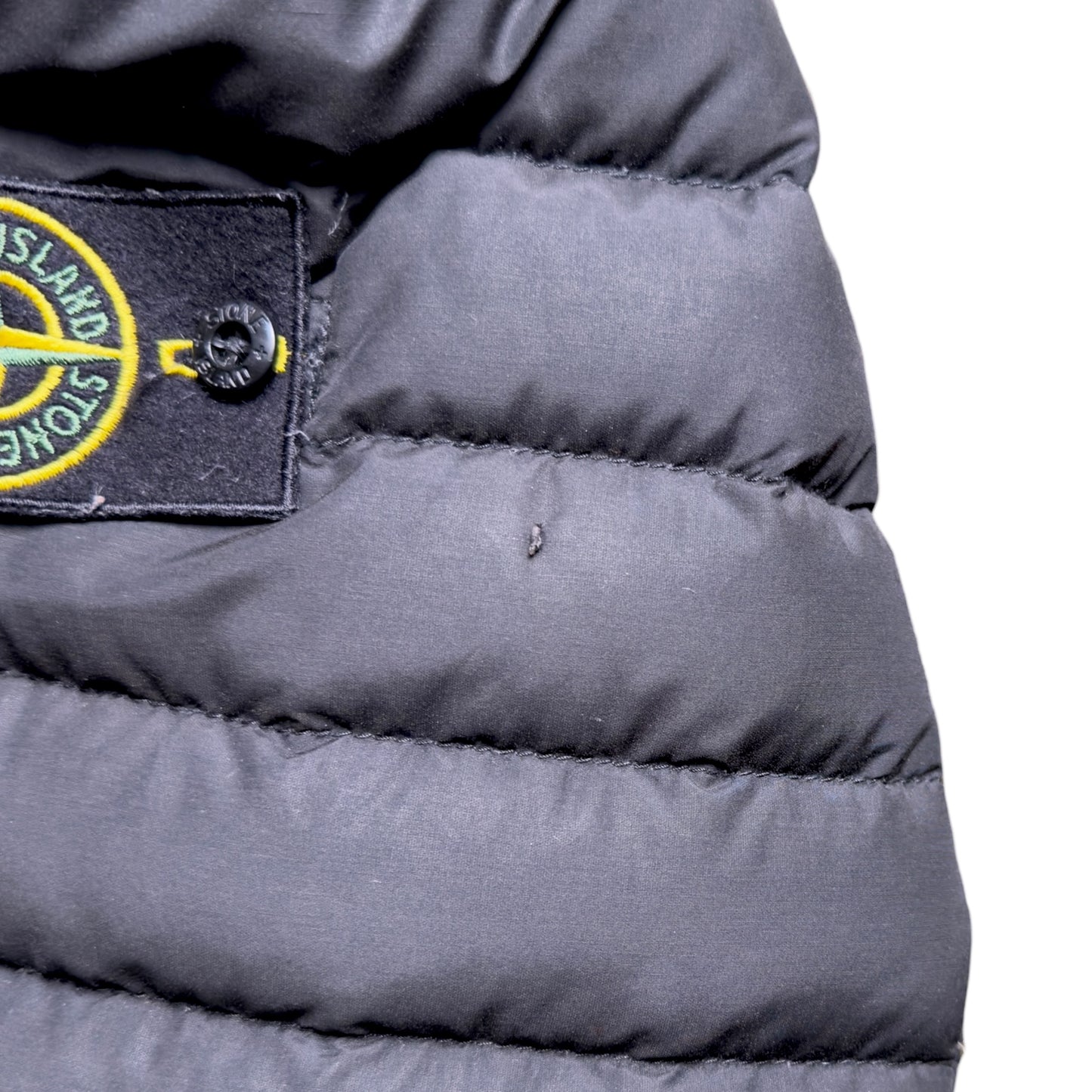 A/W 21 Stone Island O-Cotton / R-Nylon Tela Down Puffer Jacket - Black