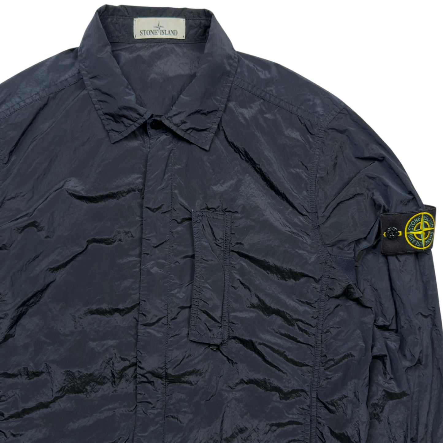 S/S 18 Stone Island Nylon Metal Overshirt - Navy