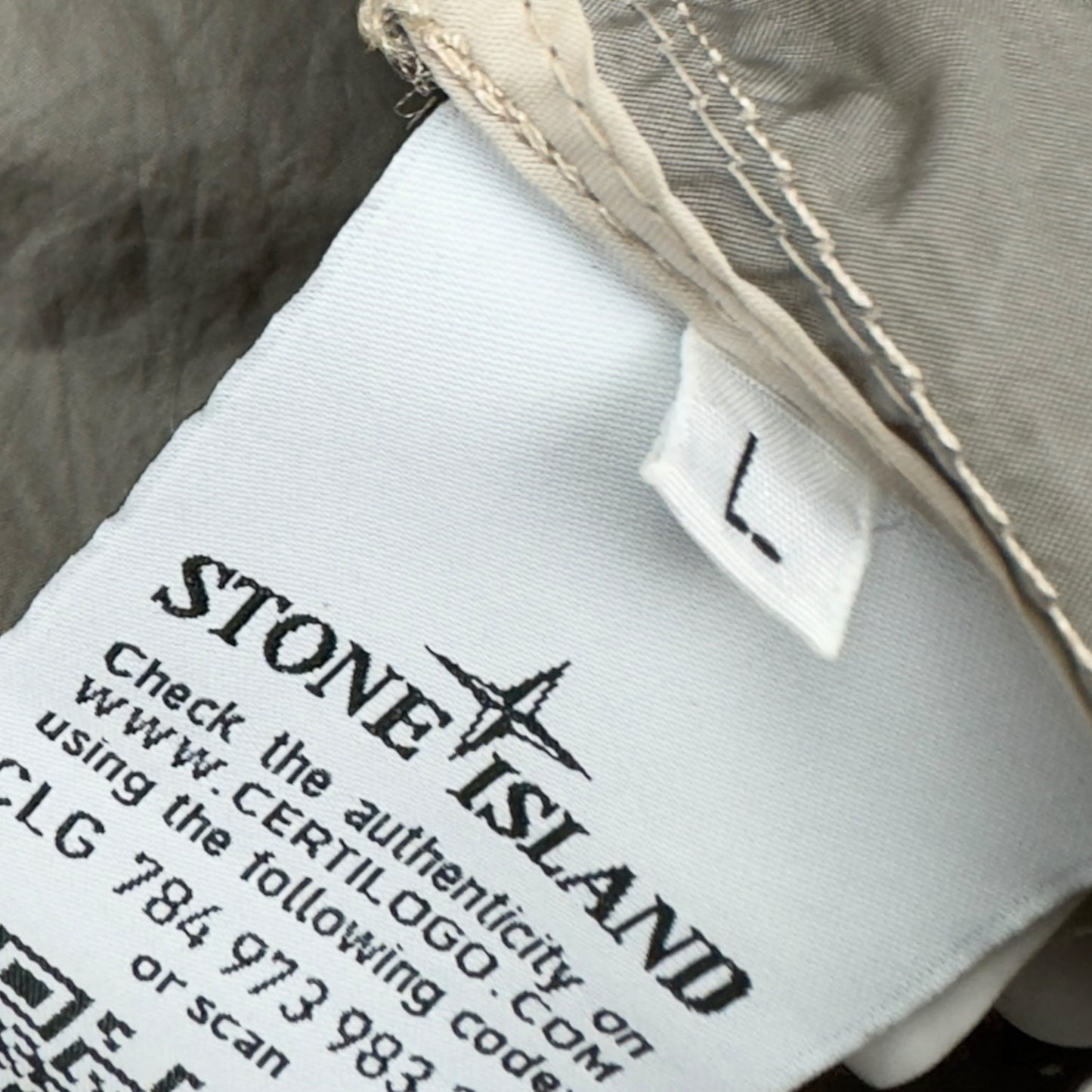 S/S 18 Stone Island Nylon Metal Watro Jacket - Silver