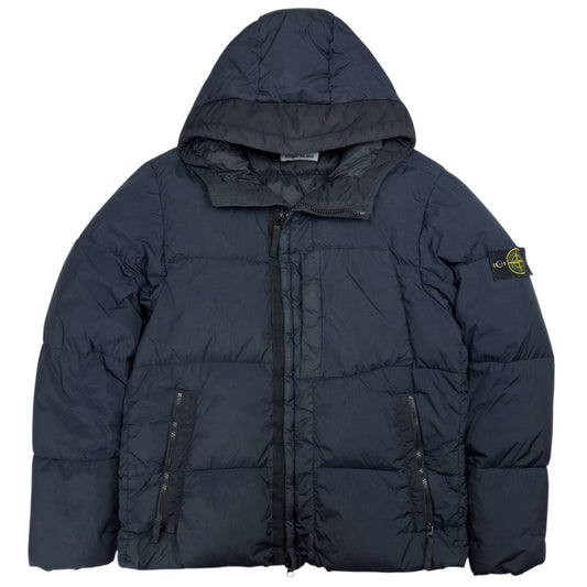 A/W 17 Stone Island Crinkle Reps NY Down Puffer Jacket - Navy