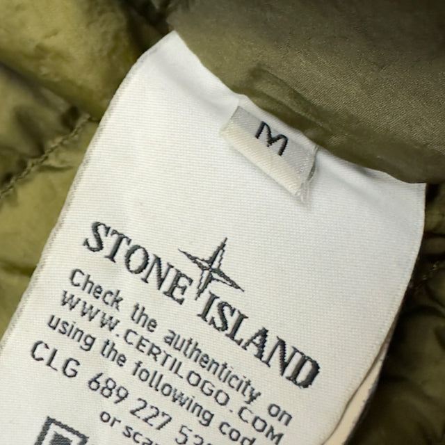 S/S 16 Stone Island Down_26 GR X SQM_N - Ultra Light Down Gilet - Green