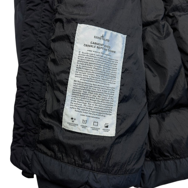 A/W 18 Stone Island Crinkle Reps NY Down Puffer Jacket - Navy