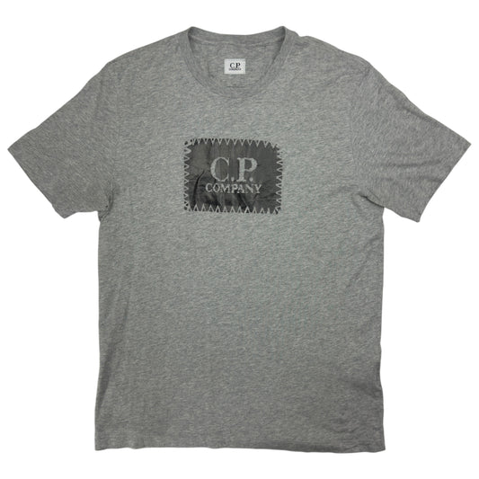 C.P. Company Big Stitch Logo T-Shirt - Grey