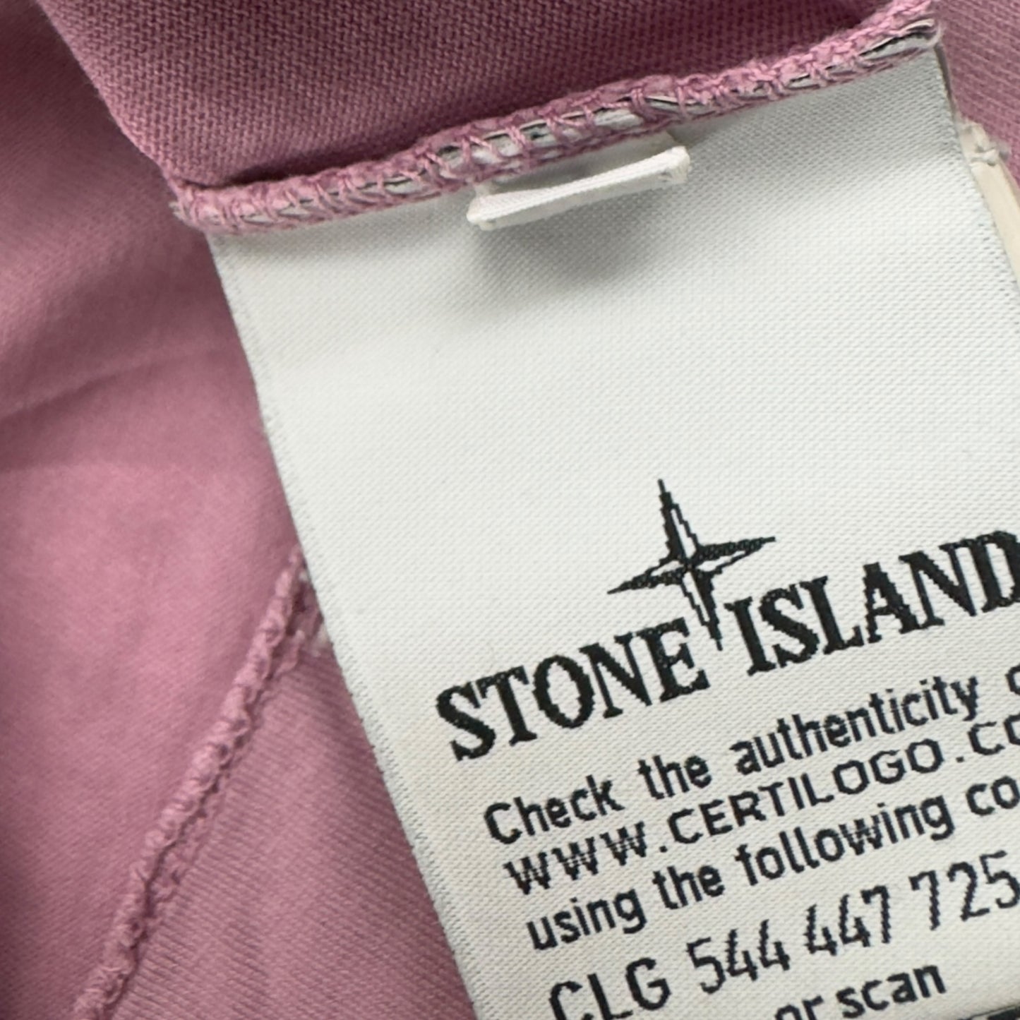 S/S 20 Stone Island Patch T-Shirt - Pink