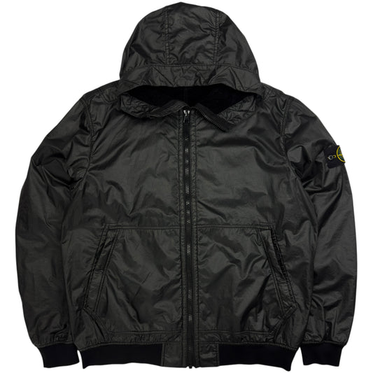 A/W 18 Stone Island Lamy Flock Jacket - Black