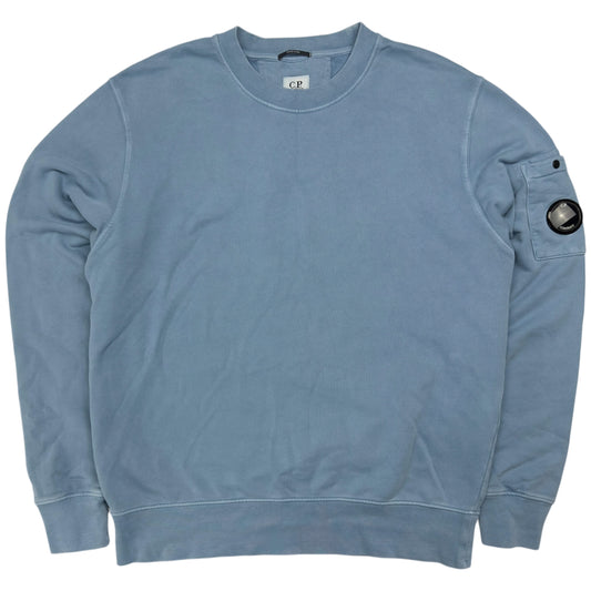 C.P. Company Resist Dyed Crewneck Sweater - Baby Blue