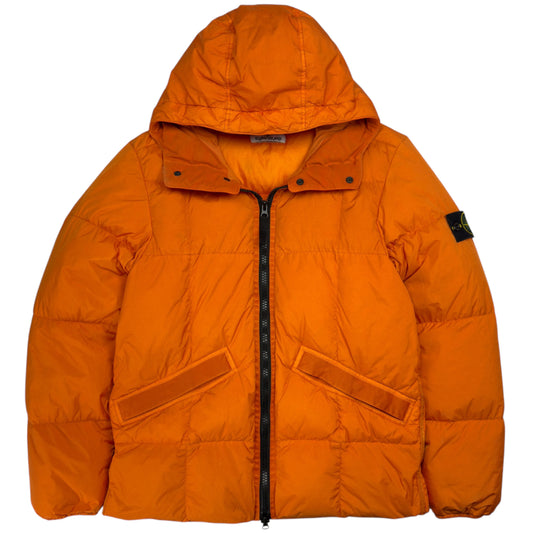 A/W 19 Stone Island Crinkle Reps NY Down Puffer Jacket - Orange