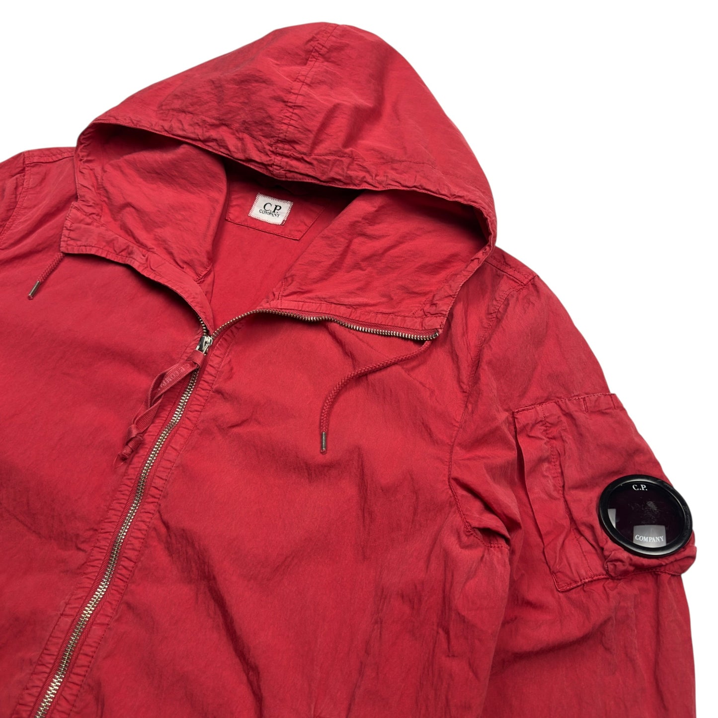 C.P. Company Big Lens Cotton Windbreaker - Red