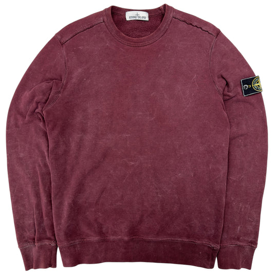 A/W 17 Stone Island Frost Crewneck Sweater - Burgundy