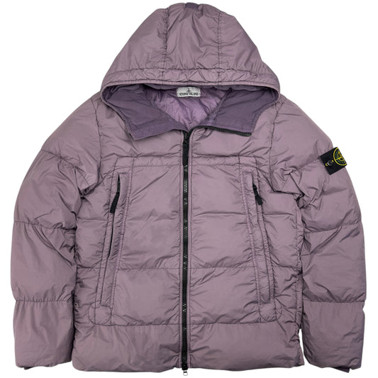 A/W 20 Stone Island Crinkle Reps NY Down Puffer Jacket - Mauve