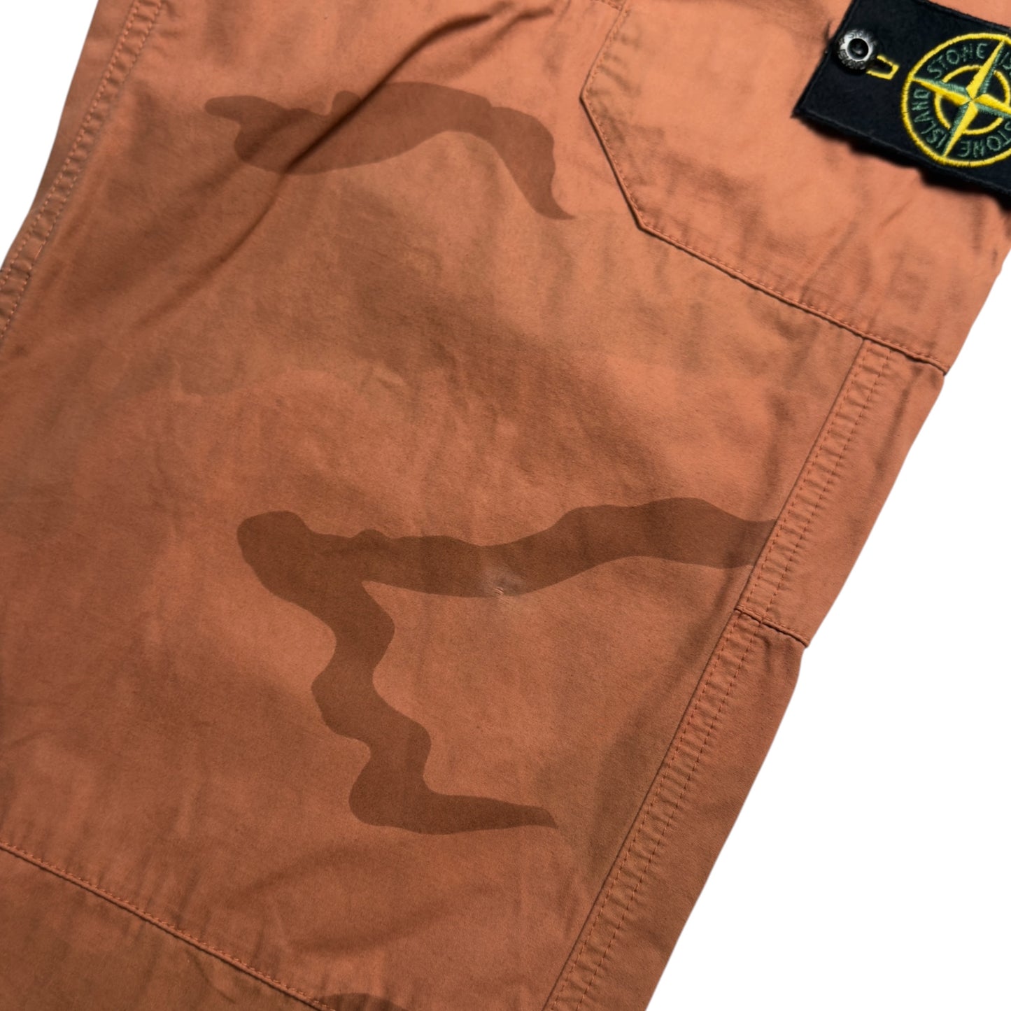 S/S 19 Stone Island x Supreme Brushed Cotton 2C Camo OVD Cargo Trousers