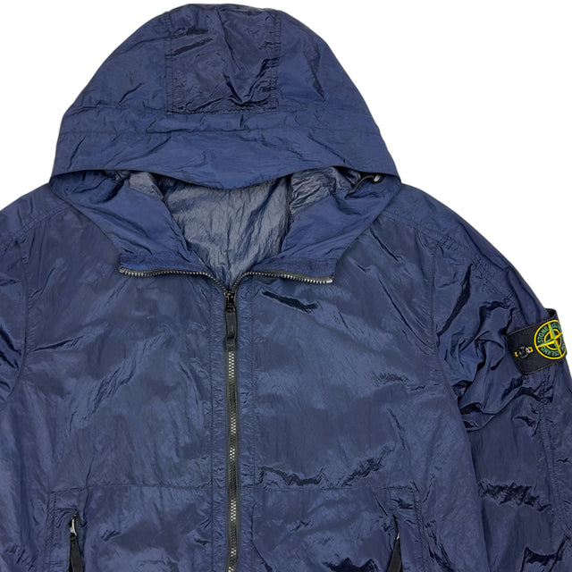 S/S 18 Stone Island Nylon Metal Watro Jacket - Navy