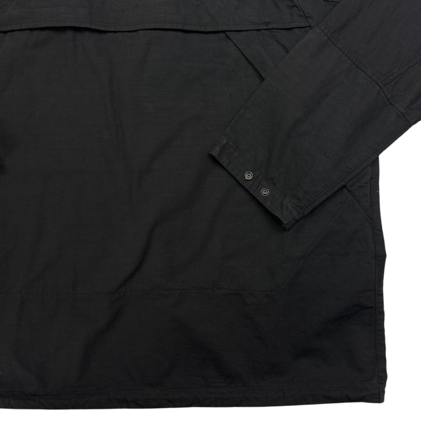 A/W 20 Stone Island Quarter Zip Ripstop Smock - Black