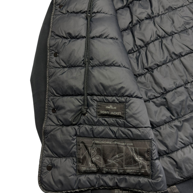 A/W 22 Stone Island O-Ventile Ghost Dutch Rope Down Jacket