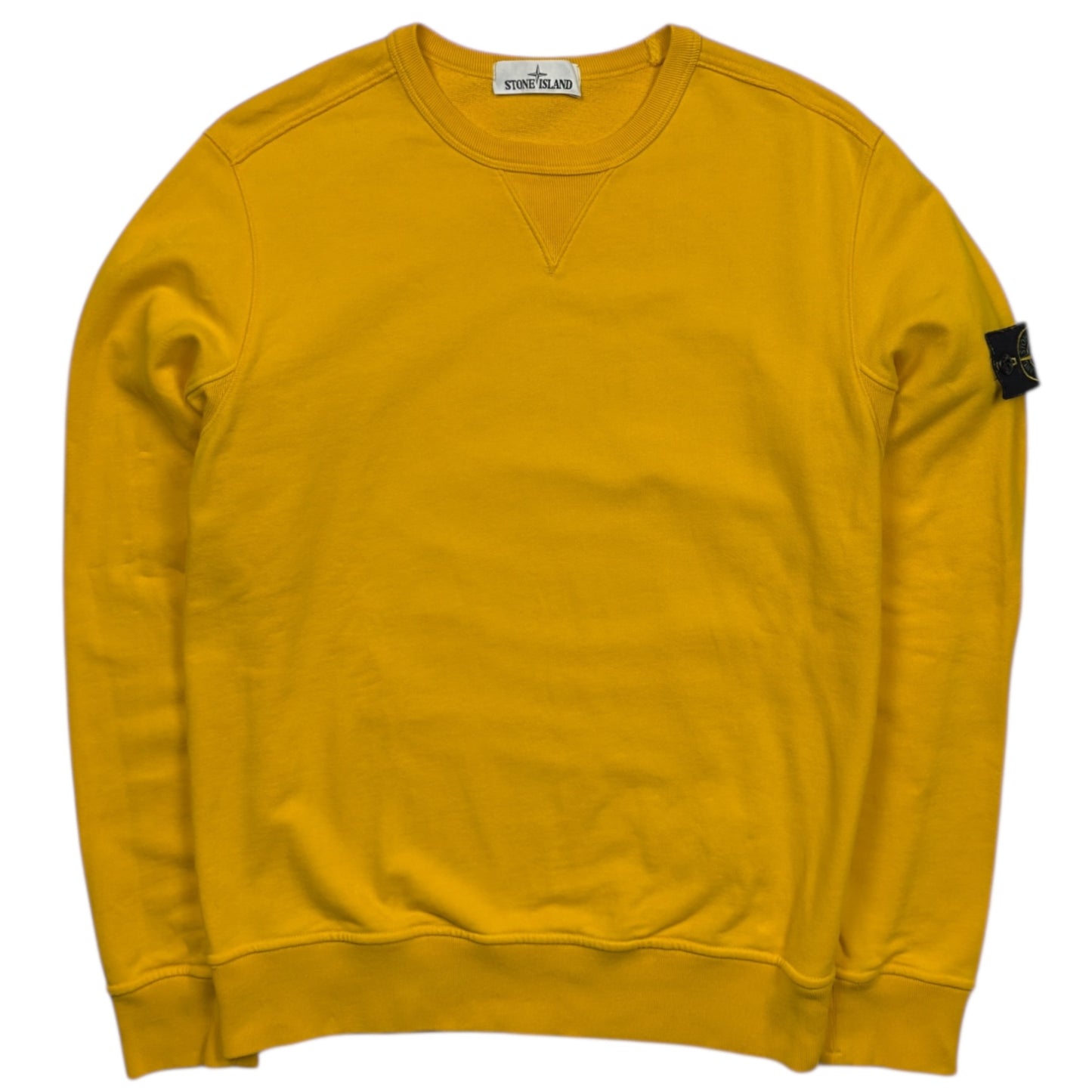 S/S 18 Stone Island Crewneck Sweater - Yellow