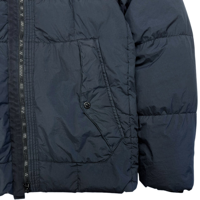 A/W 18 Stone Island Crinkle Reps NY Down Puffer Jacket - Navy