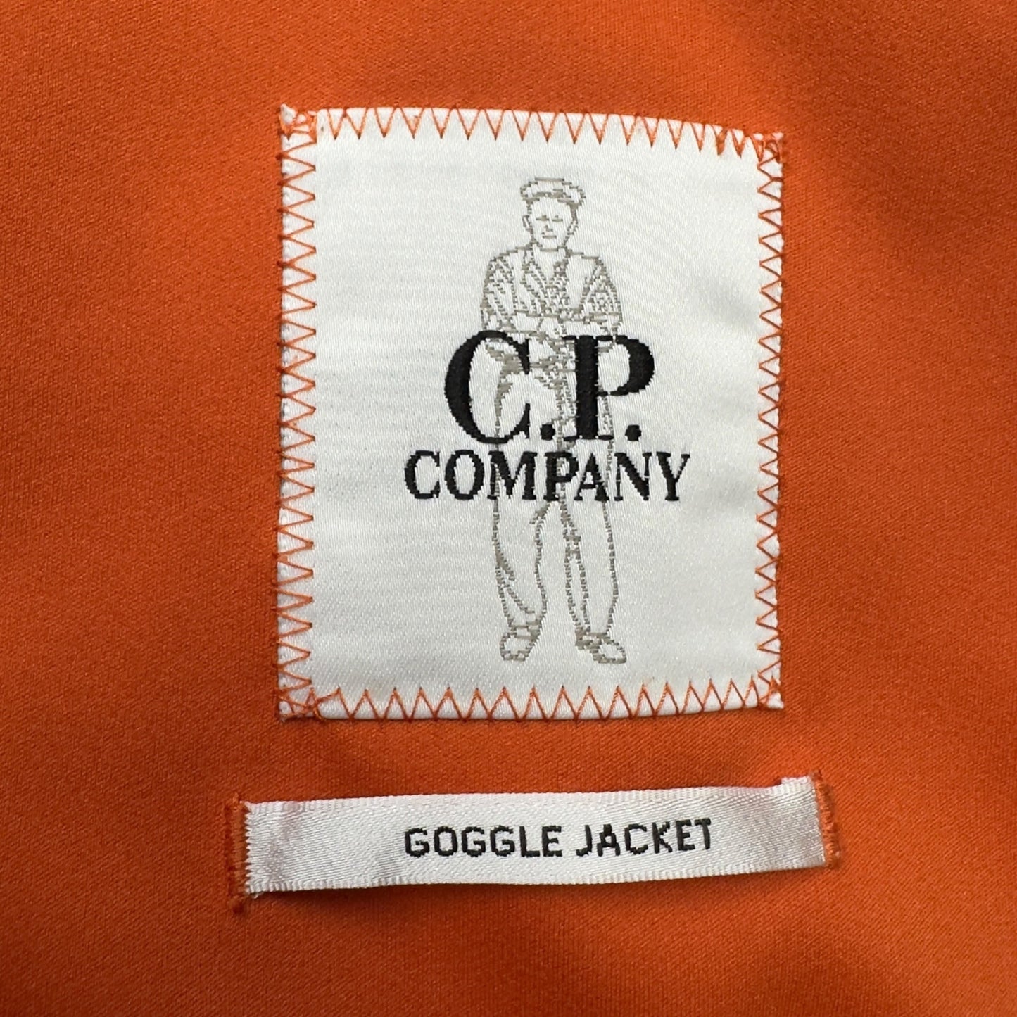 C.P. Company Light Soft Shell Goggle Jacket - Orange