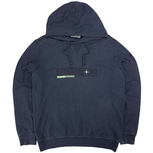S/S 18 Stone Island Graphic Hoodie - Navy