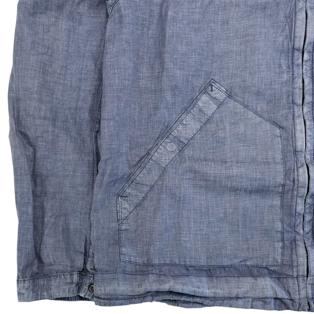 S/S 14 Stone Island Lino Watro Tela Jacket - Blue