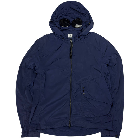 C.P. Company Chrome Nylon Goggle Jacket - Navy