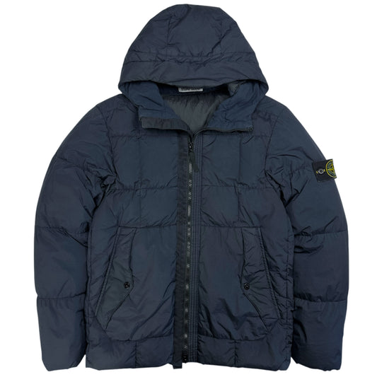 A/W 18 Stone Island Crinkle Reps NY Down Puffer Jacket - Navy