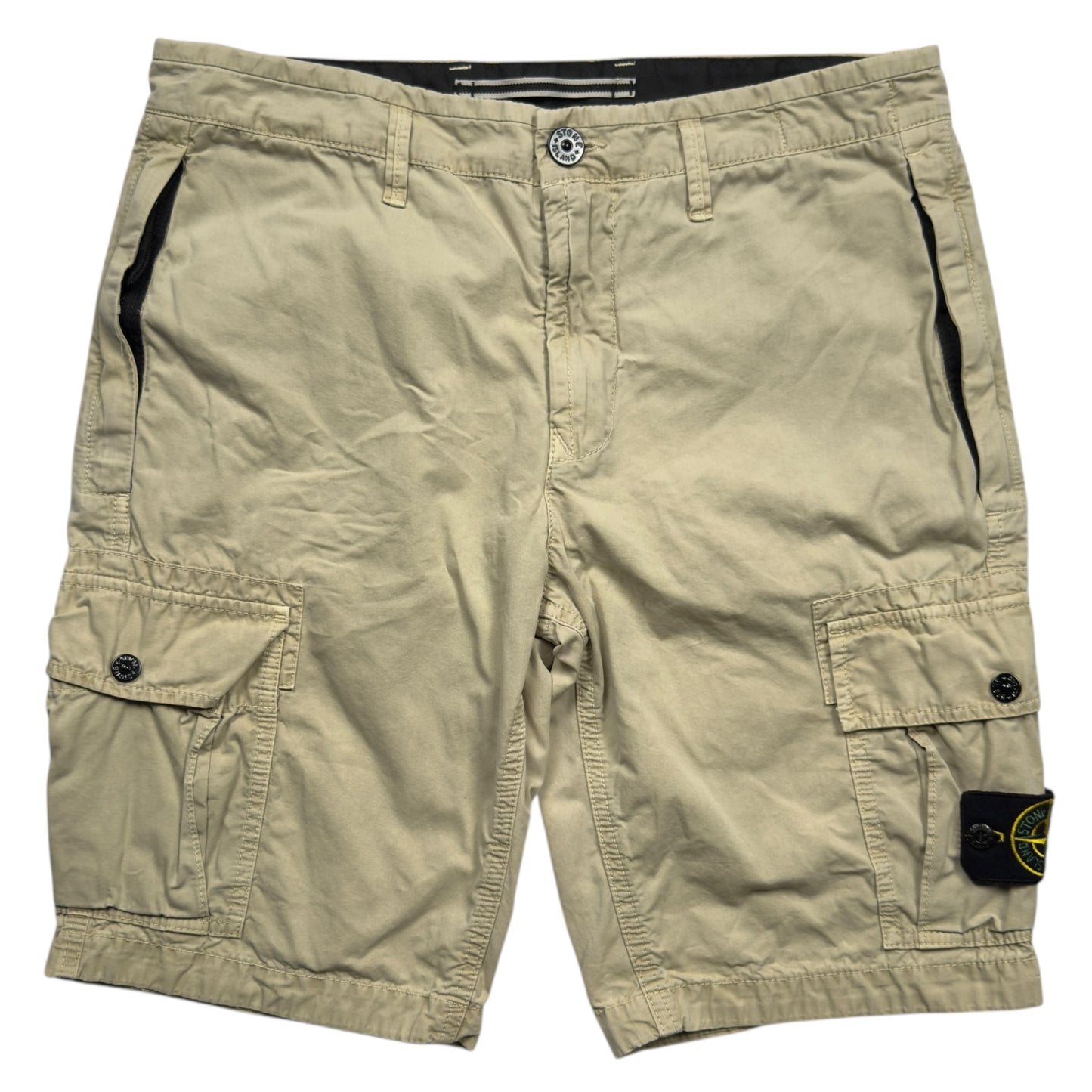 S/S 22 Stone Island Cotton Cargo Shorts 31 SL