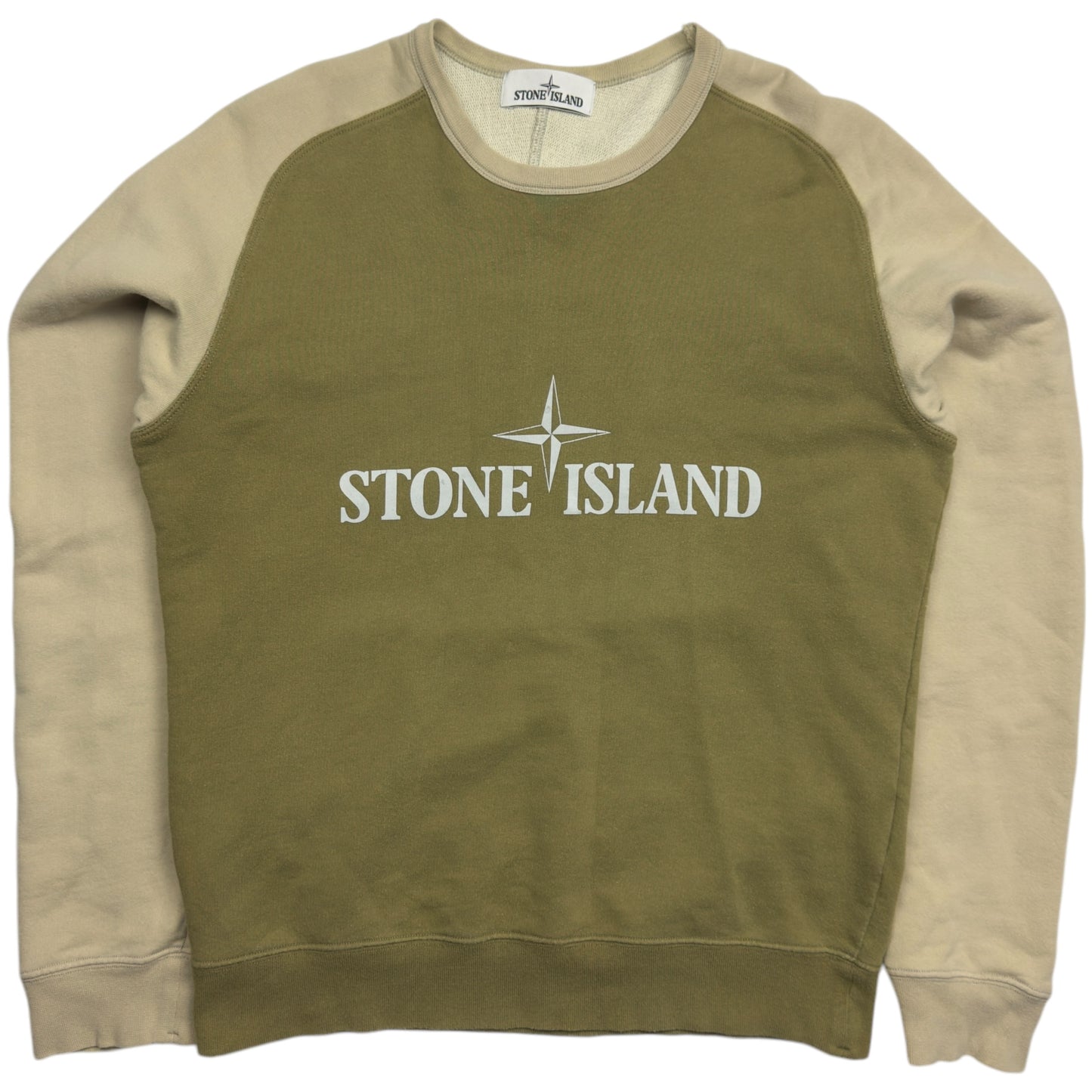 S/S 15 Stone Island Reflective Spellout Crewneck Sweater