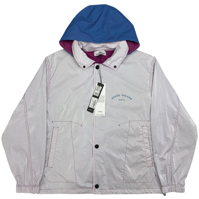 S/S 23 Stone Island Marina Rip Stop Prismatico Reflective Jacket