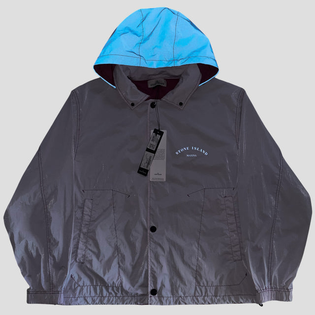 S/S 23 Stone Island Marina Rip Stop Prismatico Reflective Jacket