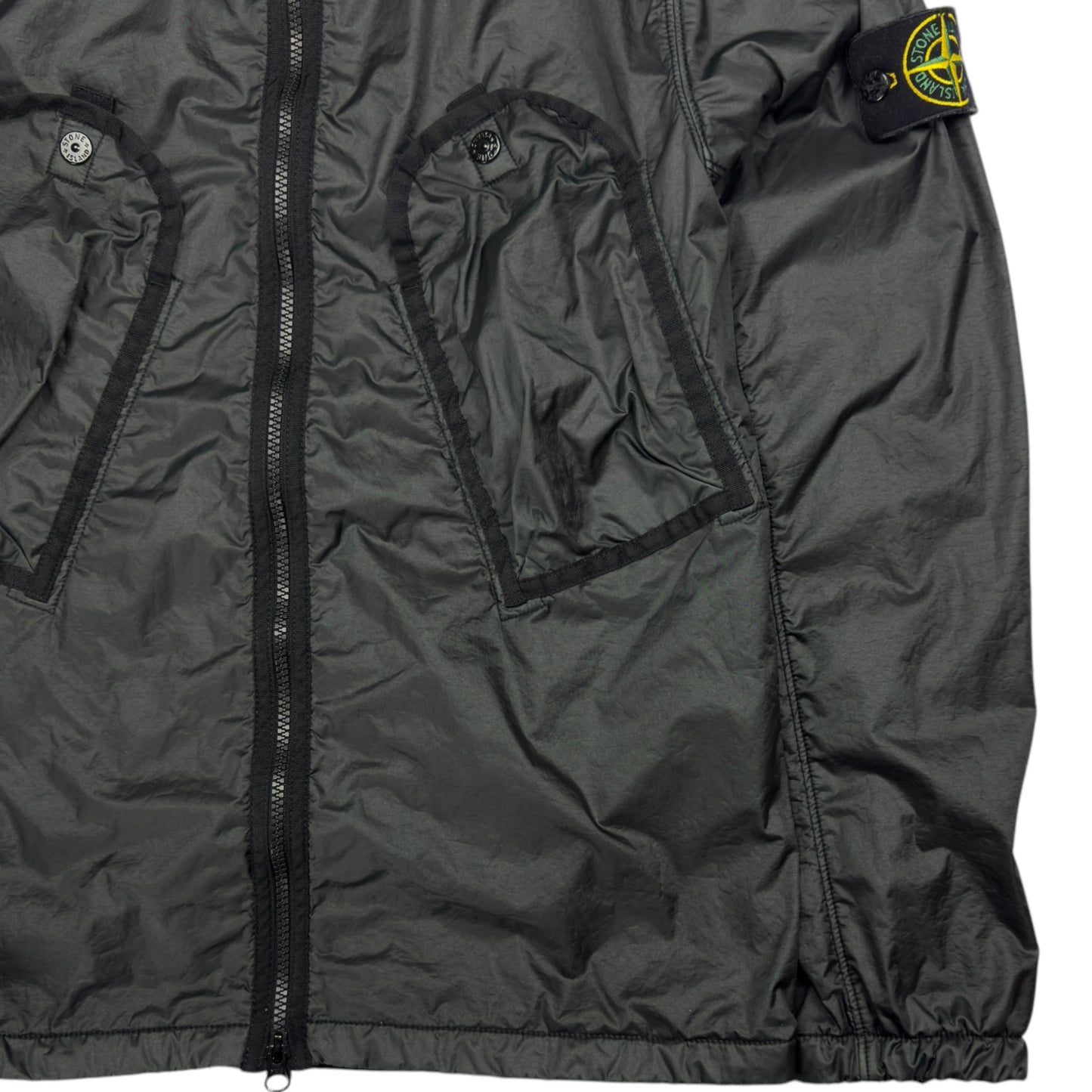 A/W 19 Stone Island Lamy Flock Overshirt - Black